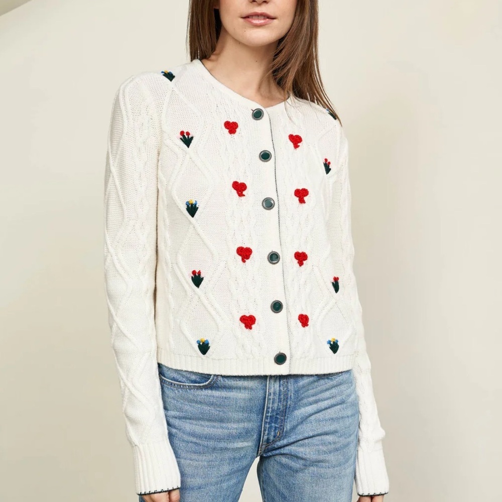 La Ligne Vienna Merino Wool Cardigan